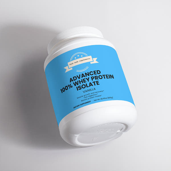Advanced 100% Whey Protein Isolate (Vanilla)